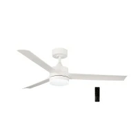 Ανεμιστήρας οροφής Φ132cm DC35W led ντιμαριζόμενος CCT με μοτέρ 22W λευκός 6 ταχυτήτων & 3 ABS πτερύγια