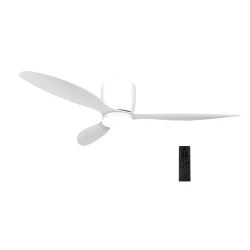 Ανεμιστήρας οροφής 30W DC Ø1,32m με LED 22W CCT ντιμαριζόμενο, τηλεχειριστήριο, ABS λευκός