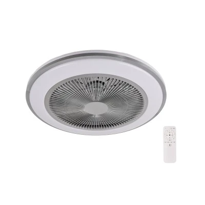 Ανεμιστήρας οροφής UFO Φ48cm led 56W ντιμαριζόμενος CCT με μοτέρ 22W ασημί με τηλεχειριστήριο & 6 ταχύτητες Ανεμιστήρας οροφής UFO Φ48cm led 56W ντιμαριζόμενος CCT με μοτέρ 22W ασημί με τηλεχειριστήριο & 6 ταχύτητες