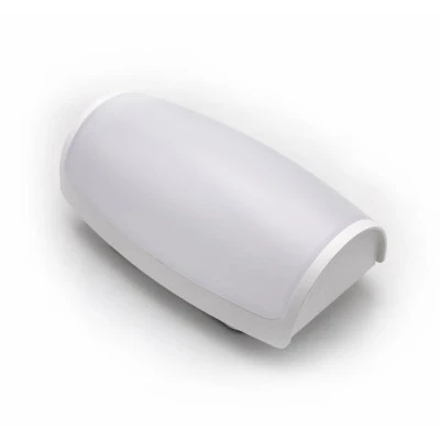 Led απλίκα PC 12W με ενδιάμεσο λευκό φως 4000K σε λευκό χρώμα IP65 εξωτερικού χώρου Led απλίκα PC 12W με ενδιάμεσο λευκό φως 4000K σε λευκό χρώμα IP65 εξωτερικού χώρου