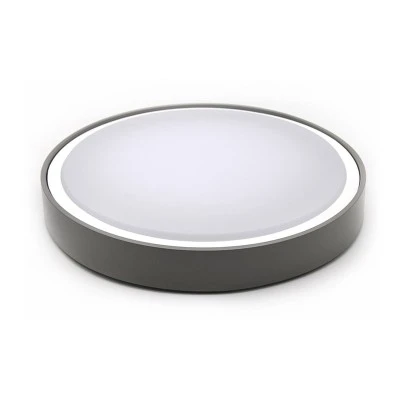 Πλαφονιέρα Led στρόγγυλη πλαστική γκρι Ø300mm 18W ενδιάμεσο λευκό φως 4000k εξωτερικού χώρου IP65 Πλαφονιέρα Led στρόγγυλη πλαστική γκρι Ø300mm 18W ενδιάμεσο λευκό φως 4000k εξωτερικού χώρου IP65