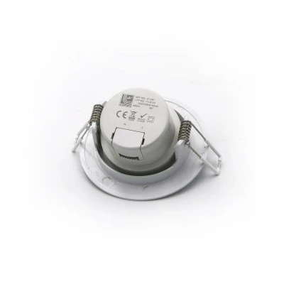 Φωτιστικό LED σποτ ψευδοροφής 5W 230V πλαστικό στρόγγυλο 3000k θερμό λευκό φως 400lumen