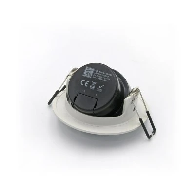 Φωτιστικό LED σποτ ψευδοροφής 5W 230V ασημί πλαστικό στρόγγυλο 4000k ενδιάμεσο λευκό φως 400lumen Φωτιστικό LED σποτ ψευδοροφής 5W 230V ασημί πλαστικό στρόγγυλο 4000k ενδιάμεσο λευκό φως 400lumen