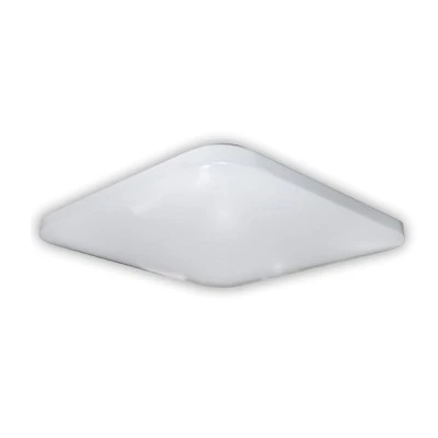 Πλαφονιέρα LED SMD τετράγωνη λευκή 15W 230V 4000K ενδιάμεσο φως 280x280mm με ματ κάλυμμα plexiglass