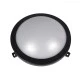 Led απλίκα μαύρη στρόγγυλη πλαστική 12W 840Lm 4000k ενδιάμεσο λευκό φως στεγανή ΙΡ54 Led απλίκα μαύρη στρόγγυλη πλαστική 12W 840Lm 4000k ενδιάμεσο λευκό φως στεγανή ΙΡ54