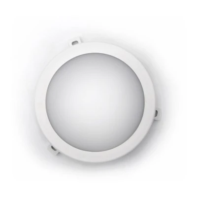 Led απλίκα λευκή στρόγγυλη πλαστική 6W 420Lm 4000k ενδιάμεσο λευκό φως στεγανή ΙΡ54 Led απλίκα λευκή στρόγγυλη πλαστική 6W 420Lm 4000k ενδιάμεσο λευκό φως στεγανή ΙΡ54