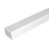 Γραμμικό φωτιστικό LED αλουμινίου λευκό 36W 120cm με ενδιάμεσο λευκό φως 4000K IP20