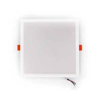 Led φωτιστικό ψευδοροφής τετράγωνο λευκό 20W 230V 4000k ενδιάμεσο λευκό φως 1700lumen δέσμης 120°