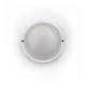 Led πλαφονιέρα λευκή στρογγυλή 8W 230V 4000k ενδιάμεσο φως με πολυκαρμπονάτ κάλυμμα στεγανή IP54