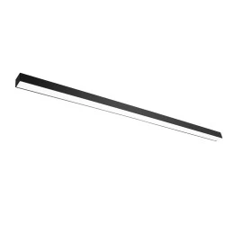 Φωτιστικό LED αλουμινίου γραμμικό μίνι 45W 230V ενδιάμεσο φως 4000K 150cm μαύρο Φωτιστικό LED αλουμινίου γραμμικό μίνι 45W 230V ενδιάμεσο φως 4000K 150cm μαύρο
