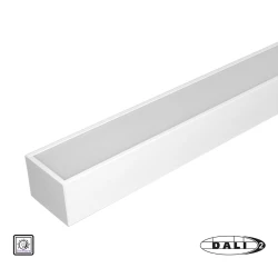 Φωτιστικό LED αλουμινίου γραμμικό 50W dim DALI 230V 3000K 150cm λευκό