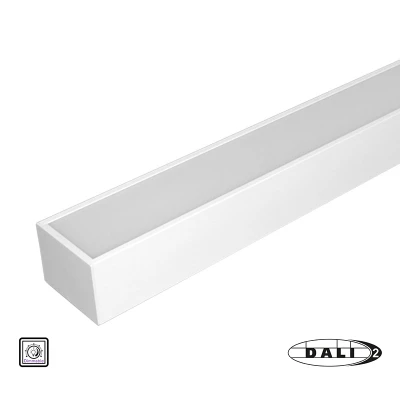 Φωτιστικό LED αλουμινίου γραμμικό 50W dim DALI 230V 3000K 150cm λευκό