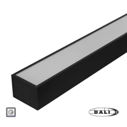 Φωτιστικό LED αλουμινίου γραμμικό 50W dim DALI 230V 4000K 150cm μαύρο
