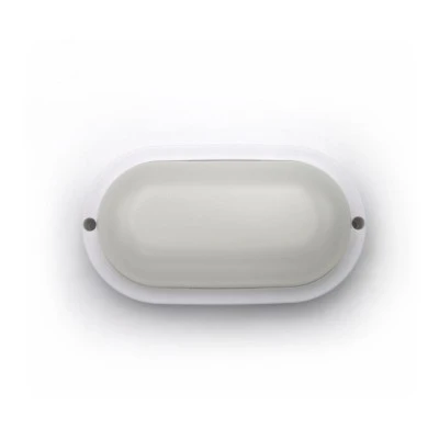 Led πλαφονιέρα λευκή οβάλ 8W 230V 4000k ενδιάμεσο φως 640lm με κάλυμμα ματ πολυκαρμπονάτ IP54 Led πλαφονιέρα λευκή οβάλ 8W 230V 4000k ενδιάμεσο φως 640lm με κάλυμμα ματ πολυκαρμπονάτ IP54