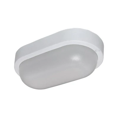 Led πλαφονιέρα λευκή οβάλ 8W 230V 4000k ενδιάμεσο φως 640lm με κάλυμμα ματ πολυκαρμπονάτ IP54 Led πλαφονιέρα λευκή οβάλ 8W 230V 4000k ενδιάμεσο φως 640lm με κάλυμμα ματ πολυκαρμπονάτ IP54
