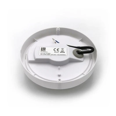 Led πλαφονιέρα στρογγυλή 12W 230V 4000k ενδιάμεσο φως 960lm με κάλυμμα ματ πολυκαρμπονάτ IP54