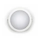 Led χελώνα στρογγυλή λευκή 6W 230V 4000k ενδιάμεσο φως 480lm με κάλυμμα πολυκαρμπονάτ στεγανή IP64
