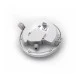 Led χελώνα στρογγυλή λευκή 6W 230V 4000k ενδιάμεσο φως 480lm με κάλυμμα πολυκαρμπονάτ στεγανή IP64