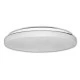 Πλαφονιέρα λευκή LED SMD ισχύος 24W 230V Φ340mm 4000K ενδιάμεσο φως με ματ κάλυμμα πλεξιγκλάς