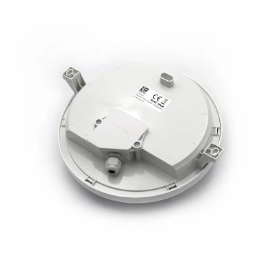 Led χελώνα λευκή στρογγυλή 15W 230V 4000k ενδιάμεσο φως 1200lm με κάλυμμα πολυκαρμπονάτ στεγανή IP64