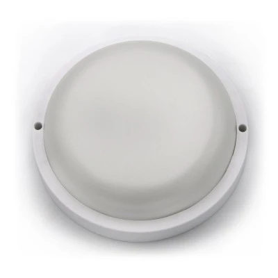 Led πλαφονιέρα λευκή στρογγυλή 18W 230V 4000k ενδιάμεσο φως 1440lm με κάλυμμα ματ πολυκαρμπονάτ IP54