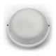 Led πλαφονιέρα λευκή στρογγυλή 18W 230V 4000k ενδιάμεσο φως 1440lm με κάλυμμα ματ πολυκαρμπονάτ IP54