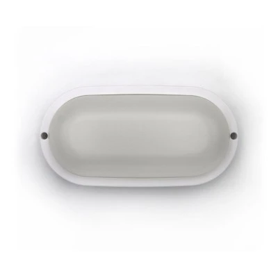 Led πλαφονιέρα λευκή οβάλ 12W 230V 4000k ενδιάμεσο φως 960lm με κάλυμμα ματ πολυκαρμπονάτ IP54 Led πλαφονιέρα λευκή οβάλ 12W 230V 4000k ενδιάμεσο φως 960lm με κάλυμμα ματ πολυκαρμπονάτ IP54