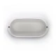 Led πλαφονιέρα λευκή οβάλ 12W 230V 4000k ενδιάμεσο φως 960lm με κάλυμμα ματ πολυκαρμπονάτ IP54 Led πλαφονιέρα λευκή οβάλ 12W 230V 4000k ενδιάμεσο φως 960lm με κάλυμμα ματ πολυκαρμπονάτ IP54