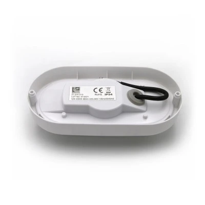 Led πλαφονιέρα λευκή οβάλ 12W 230V 4000k ενδιάμεσο φως 960lm με κάλυμμα ματ πολυκαρμπονάτ IP54 Led πλαφονιέρα λευκή οβάλ 12W 230V 4000k ενδιάμεσο φως 960lm με κάλυμμα ματ πολυκαρμπονάτ IP54