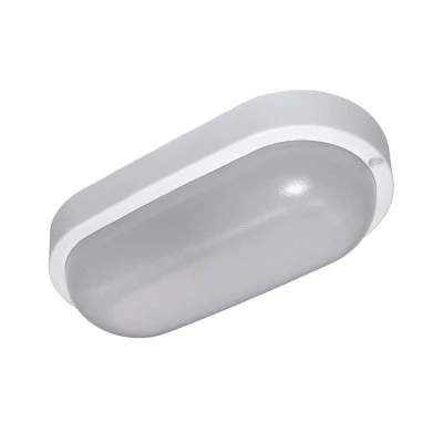Led πλαφονιέρα λευκή οβάλ 12W 230V 4000k ενδιάμεσο φως 960lm με κάλυμμα ματ πολυκαρμπονάτ IP54 Led πλαφονιέρα λευκή οβάλ 12W 230V 4000k ενδιάμεσο φως 960lm με κάλυμμα ματ πολυκαρμπονάτ IP54