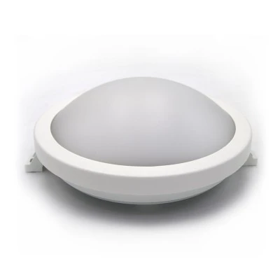 Led χελώνα στρογγυλή με ανιχνευτή κίνησης μικροκυμάτων 15W 230V 4000k ενδιάμεσο φως 1200lm IP64