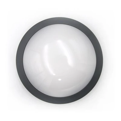 Πλαφονιέρα led πολυκαρμπονική pc στρόγγυλη γκρι Ø230mm 18W 4000k ενδιάμεσο φως στεγανό IP65 Πλαφονιέρα led πολυκαρμπονική pc στρόγγυλη γκρι Ø230mm 18W 4000k ενδιάμεσο φως στεγανό IP65