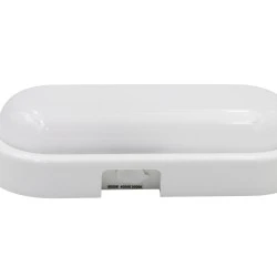 LED απλίκα πολυκαρβονική pc οβάλ  λευκή 230x100mm 20W 230V 2000lm CCT 3000/4000/6500K στεγανή IP54 