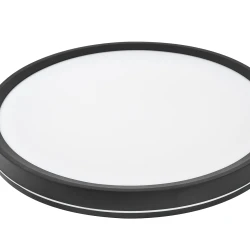 LED πλαφονιέρα στρογγυλή PC sidelit 230mm 24W CCT IP40 μαύρη LED πλαφονιέρα στρογγυλή PC sidelit 230mm 24W CCT IP40 μαύρη