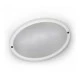 Led απλίκα πολυκαρμπονική pc οβάλ λευκή 240x163mm 15W 230V ενδιάμεσο λευκό φως 4000k στεγανή IP65