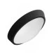 Led απλίκα πολυκαρμπονική pc οβάλ μαύρη 240x163mm 15W 230V ενδιάμεσο λευκό φως 4000k στεγανή IP65