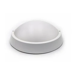 Led πλαφονιέρα pc στρόγγυλη Φ270mm 24W 220-240V AC ενδιάμεσο φως 4000k στεγανή IP65