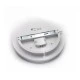 Led πλαφονιέρα λευκή στρογγυλή 18W 230V 4000k ενδιάμεσο φως 1800lm με κάλυμμα ματ πολυκαρμπονάτ IP54