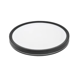 LED πλαφονιέρα PC sidelit Ø300mm 32W CCT IP40 μαύρη
