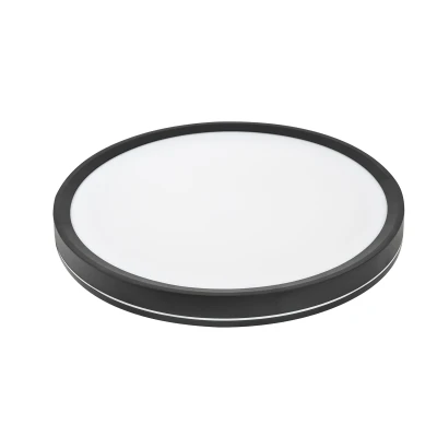 LED πλαφονιέρα PC sidelit Ø300mm 32W CCT IP40 μαύρη LED πλαφονιέρα PC sidelit Ø300mm 32W CCT IP40 μαύρη