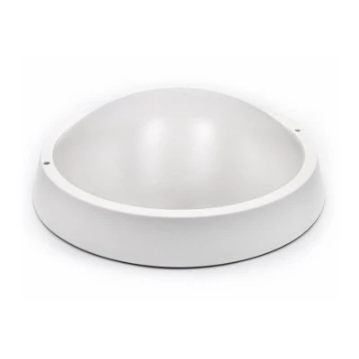 Πλαφονιέρα Led στρόγγυλη πλαστική λεύκη Ø320mm 30W ενδιάμεσο λευκό φως 4000k εξωτερικού χώρου IP65