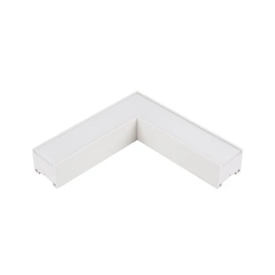 Γωνία LED dimmable για φωτιστικό γραμμικό μίνι 10,5W 1260lm θερμό φως 3000K λευκή Γωνία LED dimmable για φωτιστικό γραμμικό μίνι 10,5W 1260lm θερμό φως 3000K λευκή