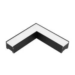 Γωνία LED ντιμαριζόμενη για φωτιστικό γραμμικό μίνι 10.5W 1260lm ενδιάμεσο φως 4000K μαύρη