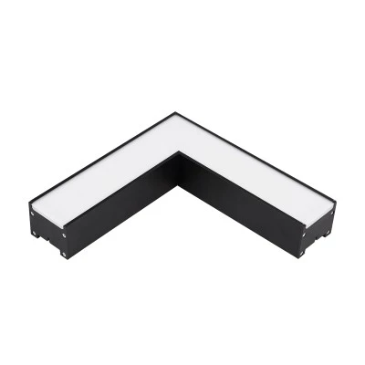 Γωνία LED ντιμαριζόμενη για φωτιστικό γραμμικό μίνι 10.5W 1260lm ενδιάμεσο φως 4000K μαύρη