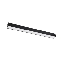 Φωτιστικό γραμμικό LED mini αλουμινίου dimmable 18W 230V θερμό φως 3000K 60cm μαύρο
