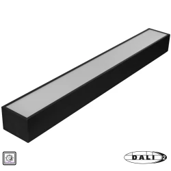 Φωτιστικό LED αλουμινίου γραμμικό 18W dim DALI 230V 3000K 60cm μαύρο
