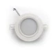 Led σποτ μπάνιου λευκό στρογγυλό χωνευτό 6W 230V 3000k θερμό φως 120° 450lm στεγανό IP54