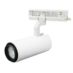 LED σποτ ράγας 4 γραμμών ρυθμιζόμενο ντιμαριζόμενο 30W 230V θερμό φως 3000K Φ80x181mm λευκό