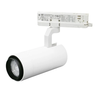 LED σποτ ράγας 4 γραμμών ρυθμιζόμενο ντιμαριζόμενο 30W 230V θερμό φως 3000K Φ80x181mm λευκό