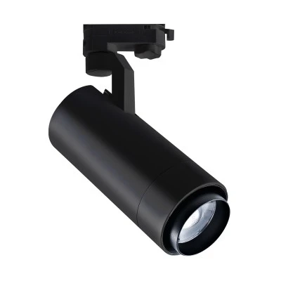 Σποτ ράγας LED 4 καλωδίων ρυθμιζόμενο 20°-60° 30W 230V ενδιάμεσο χρώμα φωτός 4000K μαύρο αλουμινίου Σποτ ράγας LED 4 καλωδίων ρυθμιζόμενο 20°-60° 30W 230V ενδιάμεσο χρώμα φωτός 4000K μαύρο αλουμινίου